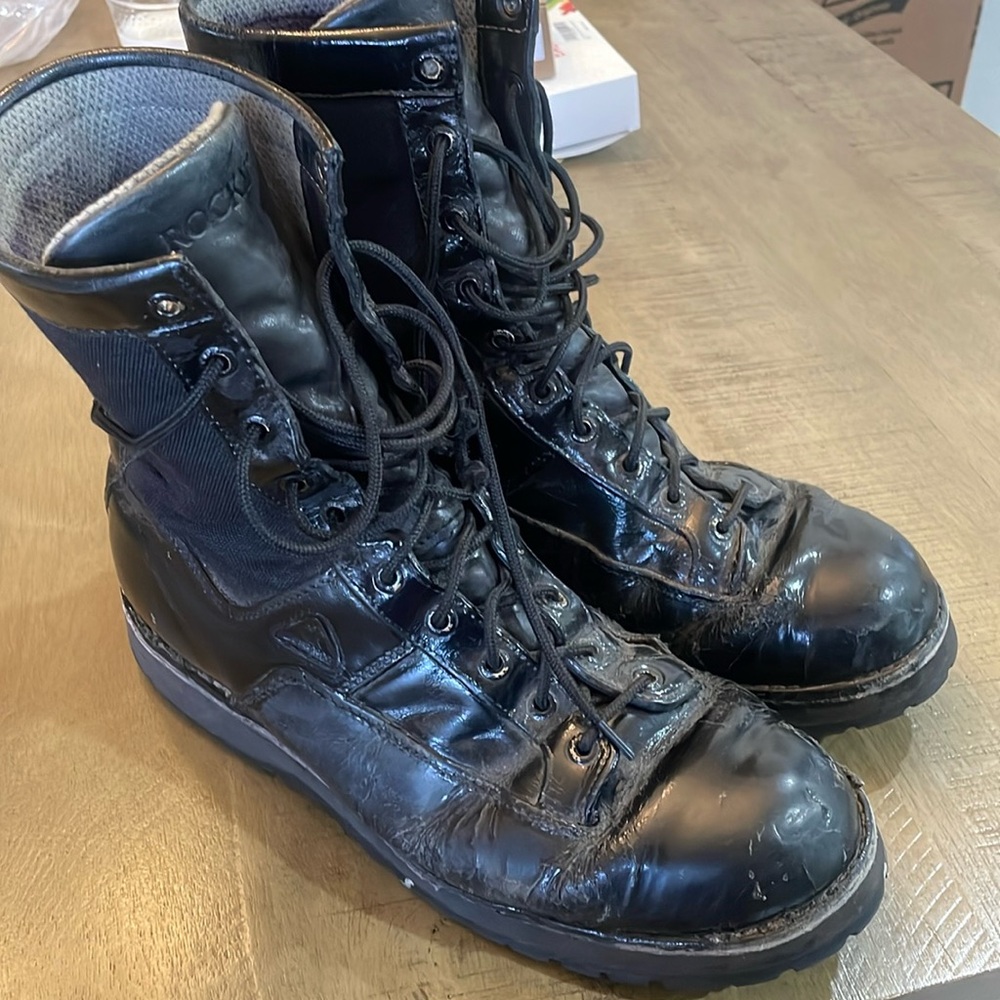 Rocky Portland waterproof patrol boot men’s 11.5 badly worn